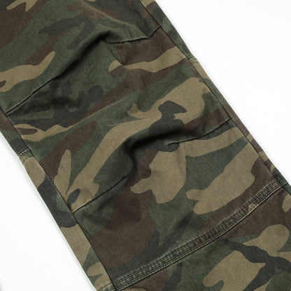 Camouflage Pleated Cargo Pants PinkLimes Trending Streetwear
