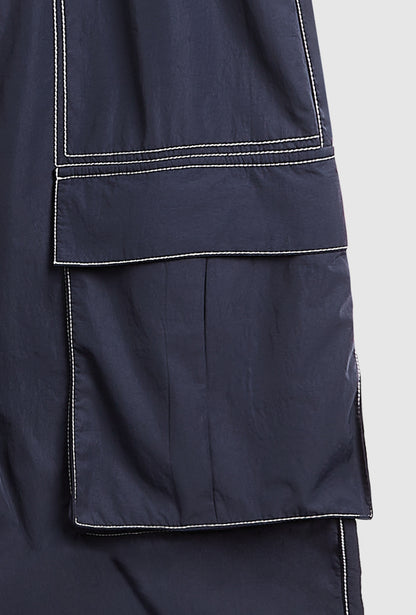Rainproof Ming Line Wide Leg Cargo Pants PinkLimes Trending Streetwear