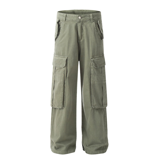 Green Loose Cargo Pants PinkLimes Trending Streetwear