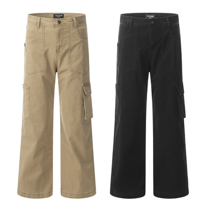 Loose Denim Cargo Pants PinkLimes Trending Streetwear