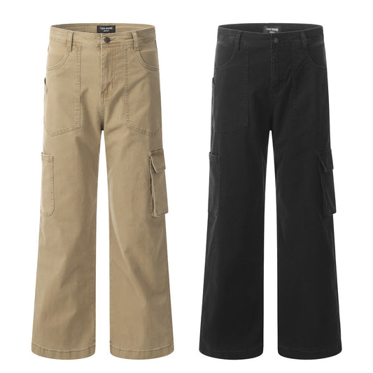 Loose Denim Cargo Pants PinkLimes Trending Streetwear