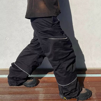 Drawstring Multi-Pocket Cargo Pants PinkLimes Trending Streetwear