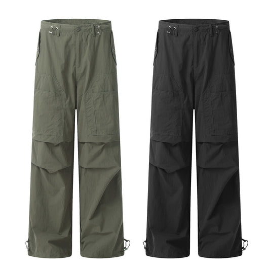 Drawstring Paratrooper Cargo Pants PinkLimes Trending Streetwear