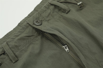 Drawstring Paratrooper Cargo Pants PinkLimes Trending Streetwear
