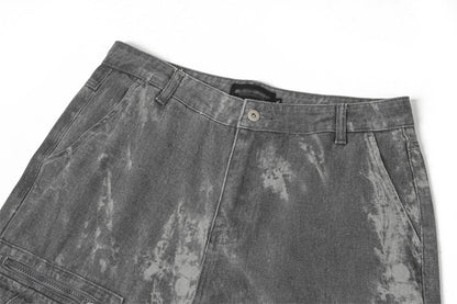 Tie-Dye Contrast Cargo Pants PinkLimes Trending Streetwear