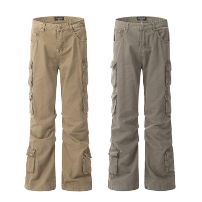 Multi-Pocket Cargo Pants PinkLimes Trending Streetwear
