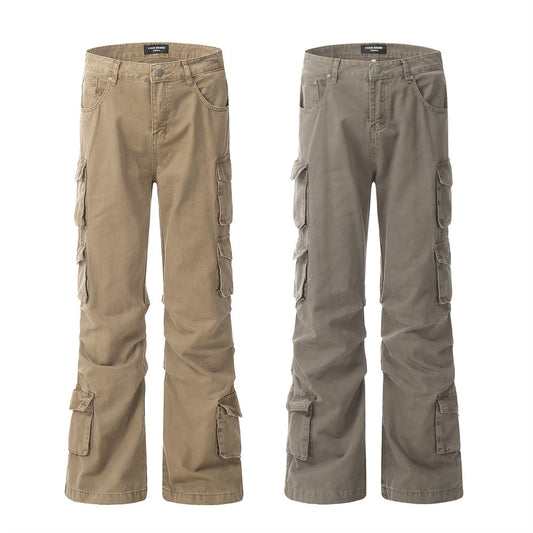 Multi-Pocket Cargo Pants PinkLimes Trending Streetwear