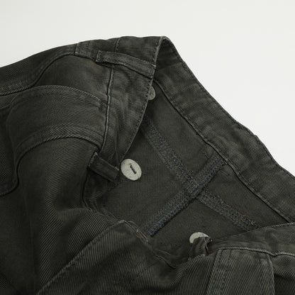 Split Stitch Solid Denim Cargo Pants PinkLimes Trending Streetwear