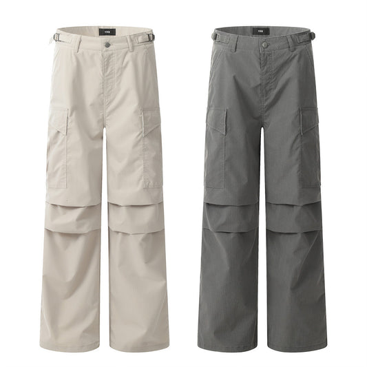 Pleated Paratrooper Cargo Pants PinkLimes Trending Streetwear