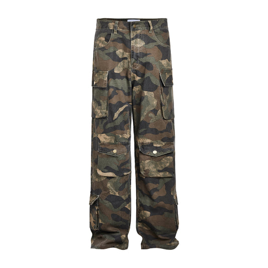 Multi Pocket Camo Cargo Pants PinkLimes Trending Streetwear