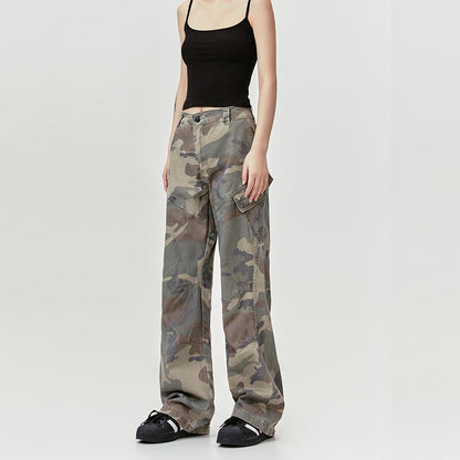 Cross Stitch Camo Cargo Pants PinkLimes Trending Streetwear