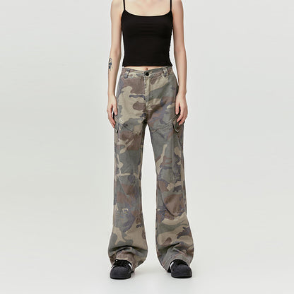 Cross Stitch Camo Cargo Pants PinkLimes Trending Streetwear