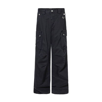 Washed Retro Crane Cargo Pants PinkLimes Trending Streetwear