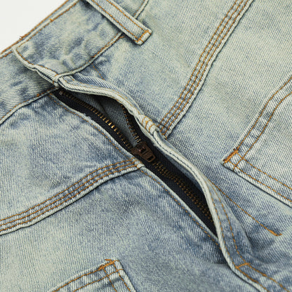 Distressed Reverse Paint Splash Jeans PinkLimes Trending Streetwear