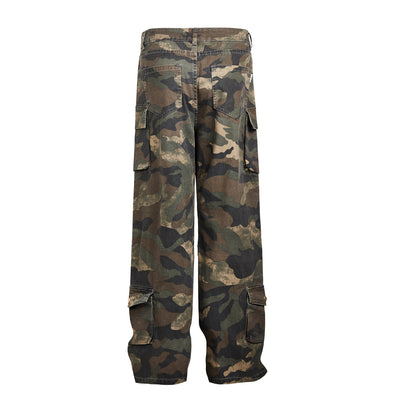 Multi Pocket Camo Cargo Pants PinkLimes Trending Streetwear