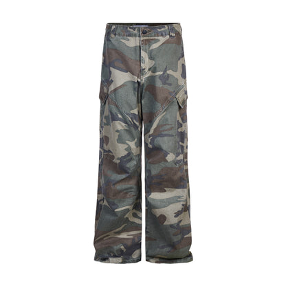 Cross Stitch Camo Cargo Pants PinkLimes Trending Streetwear