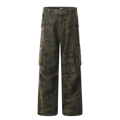 Camouflage Paratrooper Cargo Pants Camouflage PinkLimes Trending Streetwear