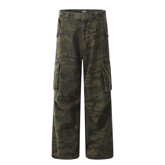 Camouflage Paratrooper Cargo Pants Camouflage PinkLimes Trending Streetwear