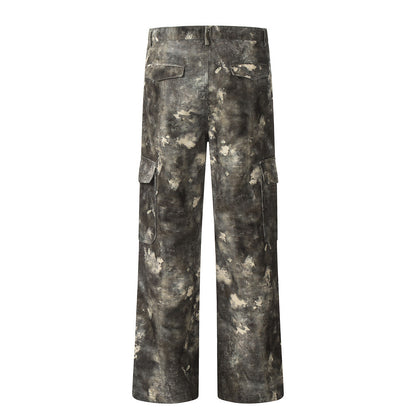 Tie-Dye Camouflage Cargo Pants PinkLimes Trending Streetwear