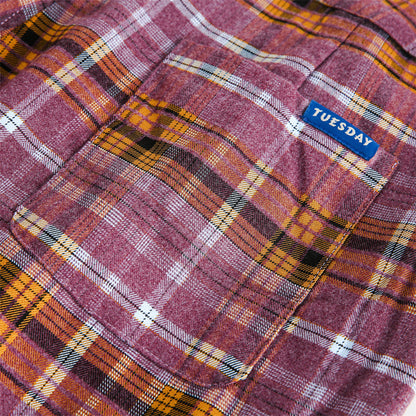 Plaid Pleated Workwear Pants PinkLimes Trending Streetwear