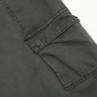 Retro Washed Denim Cargo Pants PinkLimes Trending Streetwear