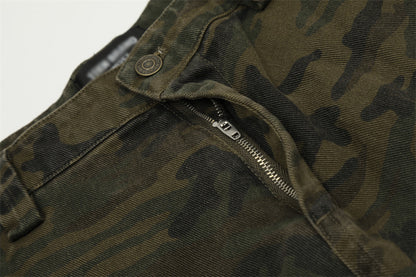 Camouflage Paratrooper Cargo Pants PinkLimes Trending Streetwear