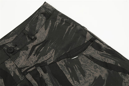 Digital Camo Splash Ink Cargo Pants PinkLimes Trending Streetwear