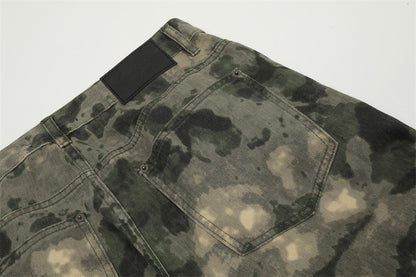 Tie-Dye Camo Tactical Cargo Pants PinkLimes Trending Streetwear