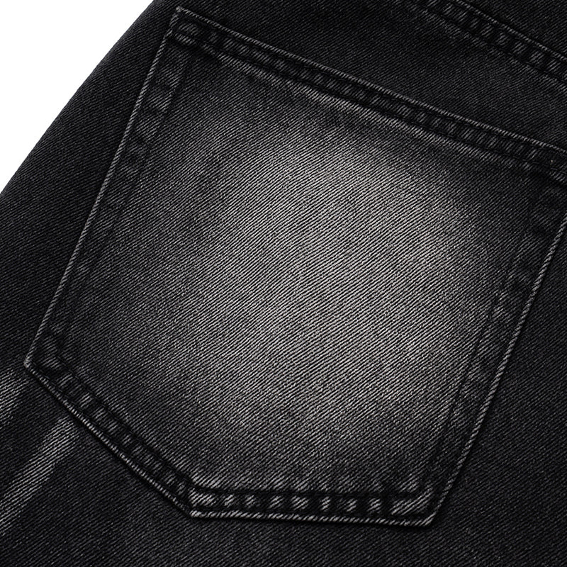 Unisex Laser Textured Slim Street Jeans PinkLimes Trending Streetwear
