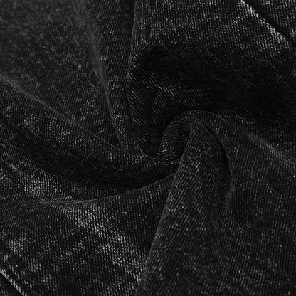 Baggy Black Distressed Jeans PinkLimes Trending Streetwear