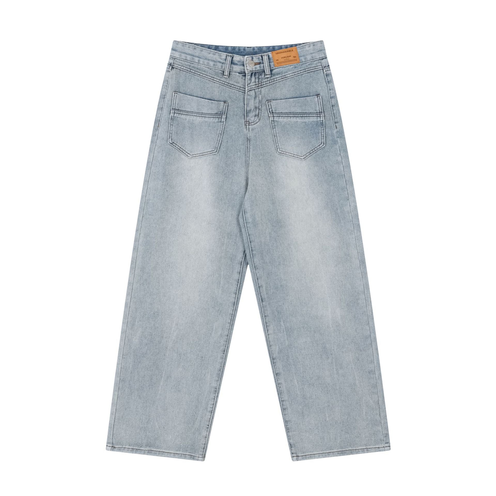 Backwards Vintage Washed Jeans PinkLimes Trending Streetwear