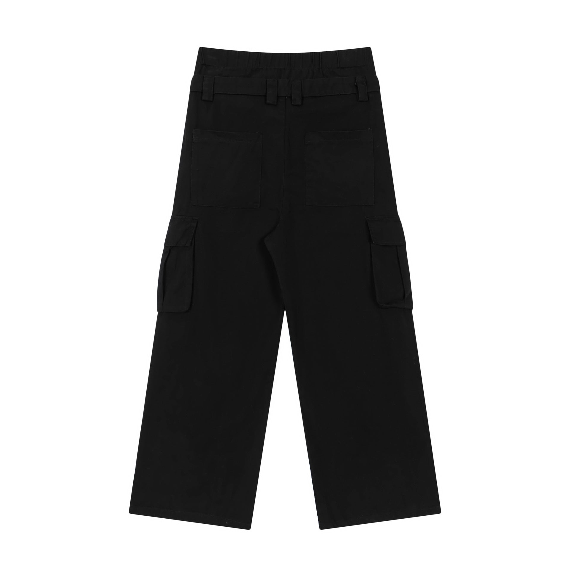 Double Waist Camouflage Cargo Pants Black PinkLimes Trending Streetwear