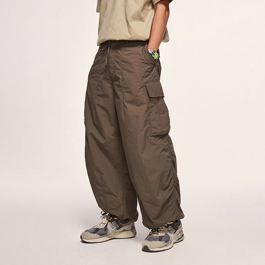 Fine Pattern Wide Leg Cargo Pants PinkLimes Trending Streetwear