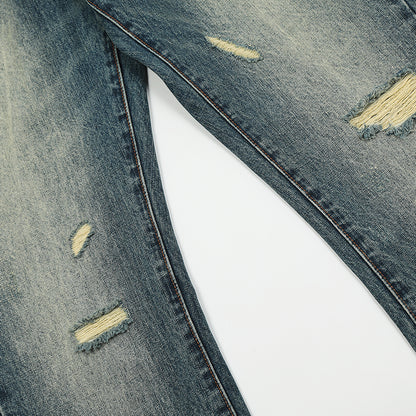 Ripped Blue Streetwear Jeans PinkLimes Trending Streetwear