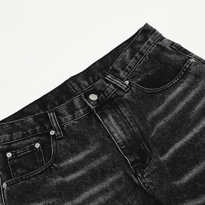 Baggy Black Distressed Jeans PinkLimes Trending Streetwear
