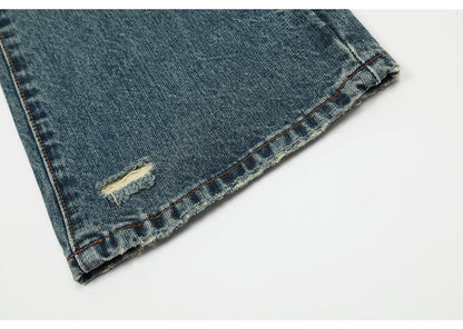 Ripped Blue Streetwear Jeans PinkLimes Trending Streetwear