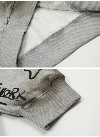 126 Zip-Up Hoodie Shirts & Tops PinkLimes Trending Streetwear