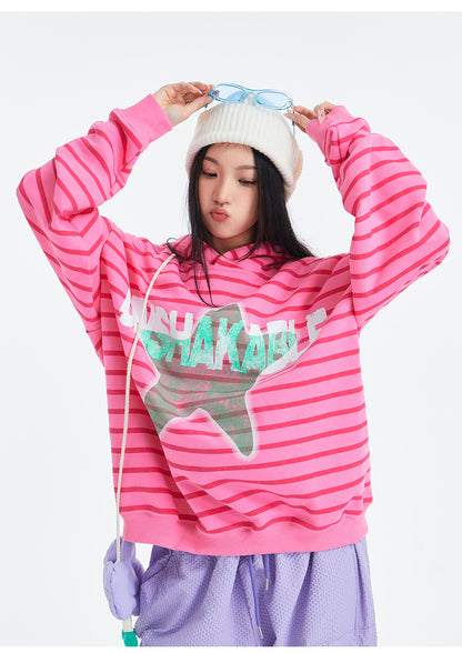 Unshakable Hoodie Shirts & Tops PinkLimes Trending Streetwear