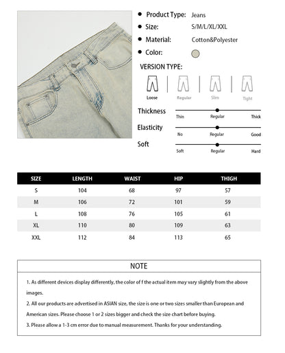 Light Washed Ripped Denim Jeans PinkLimes Trending Streetwear