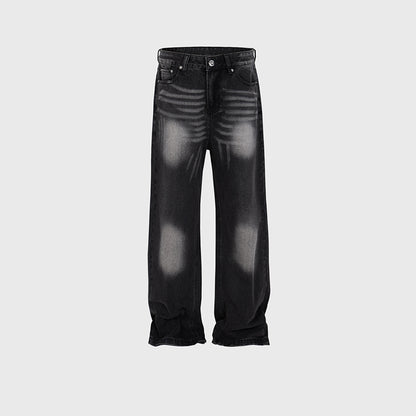 Unisex Laser Textured Slim Street Jeans PinkLimes Trending Streetwear