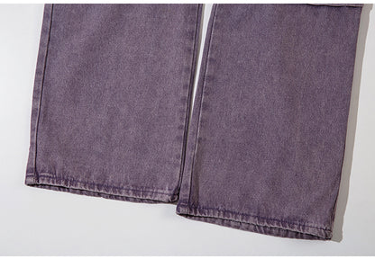 Basic Girl Flared Purple Jeans PinkLimes Trending Streetwear