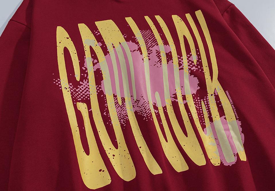 Gotluck Hoodie Shirts & Tops PinkLimes Trending Streetwear
