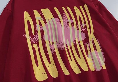 Gotluck Hoodie Shirts & Tops PinkLimes Trending Streetwear