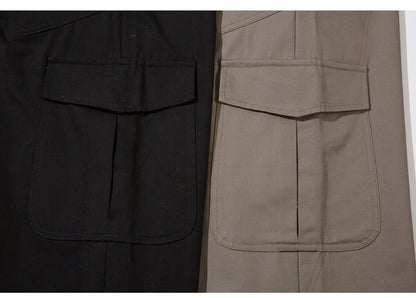 Solid Color High Waist Cargo Pants PinkLimes Trending Streetwear
