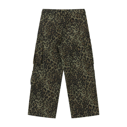 Leopard Print Cargo Pants PinkLimes Trending Streetwear