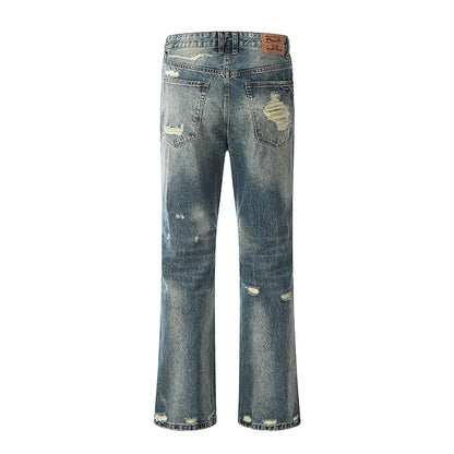 Ripped Blue Streetwear Jeans PinkLimes Trending Streetwear