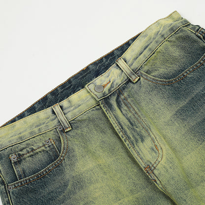 Washed Distressed Jeans PinkLimes Trending Streetwear