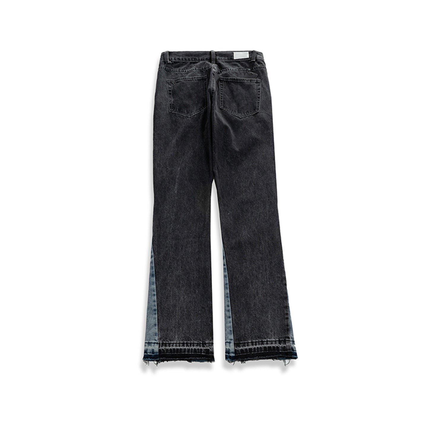 Contrast Stitch Wide-Leg Jeans PinkLimes Trending Streetwear