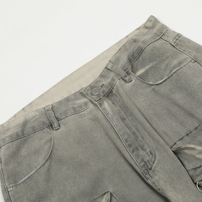 Multi-Pocket High Waist Cargo Pants PinkLimes Trending Streetwear