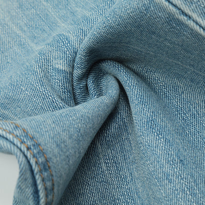 Cargo Blue Denim Streetwear Jeans PinkLimes Trending Streetwear